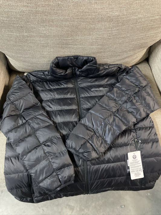 Eddie Bauer Men's CirrusLite Down Jacket Black X-Large NWT