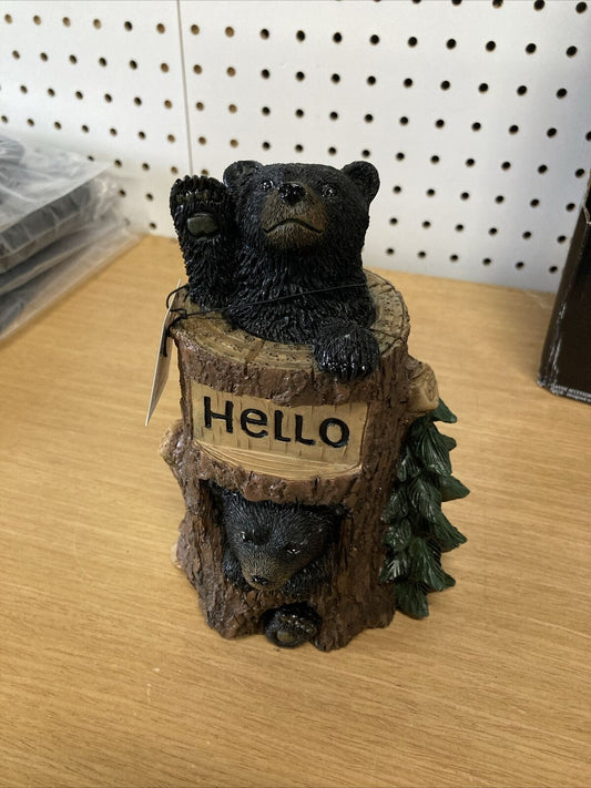 Hello Bears Welcome Figurine 8”